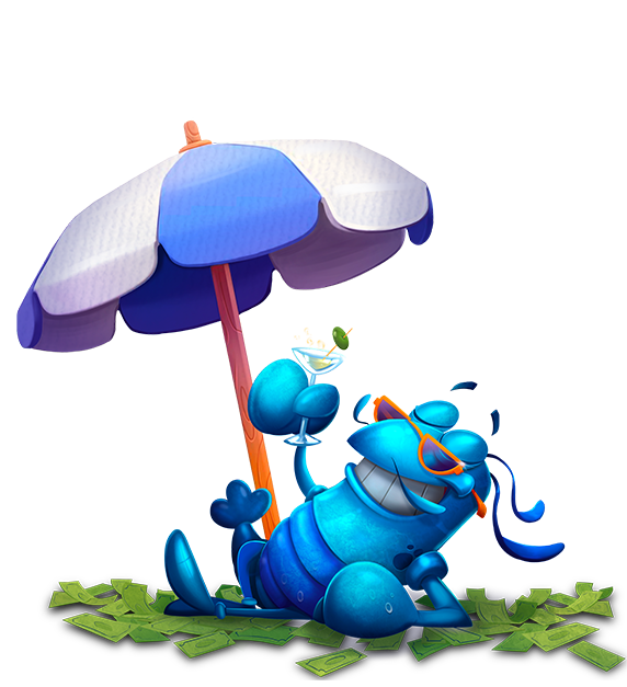Yabbycasino reef mascot